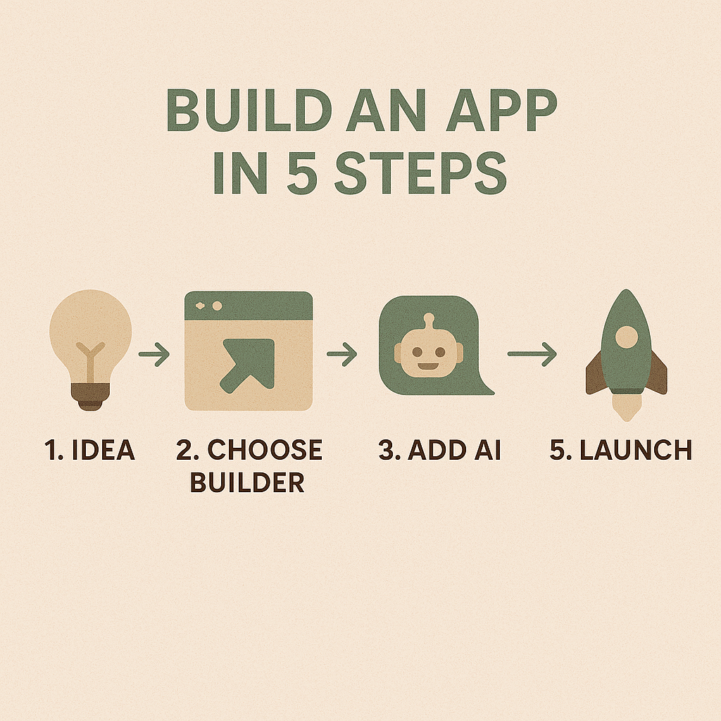 build a AI app in 5 steps