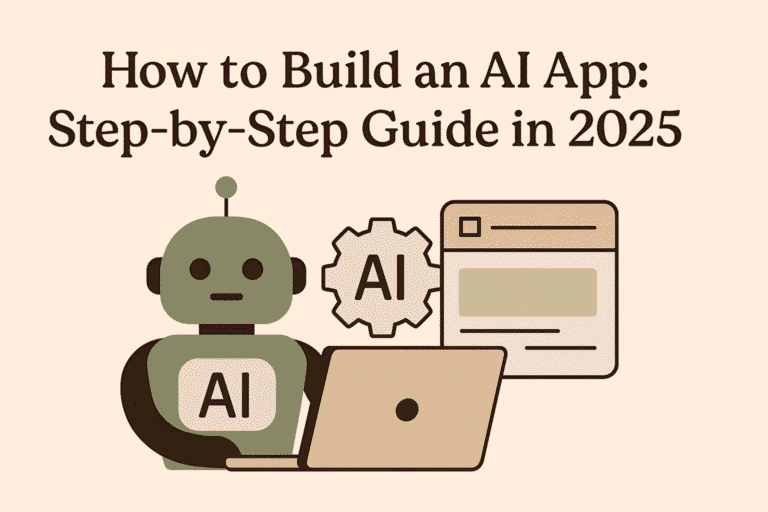 How to Build an AI App: Step-by-Step Guide in 2025