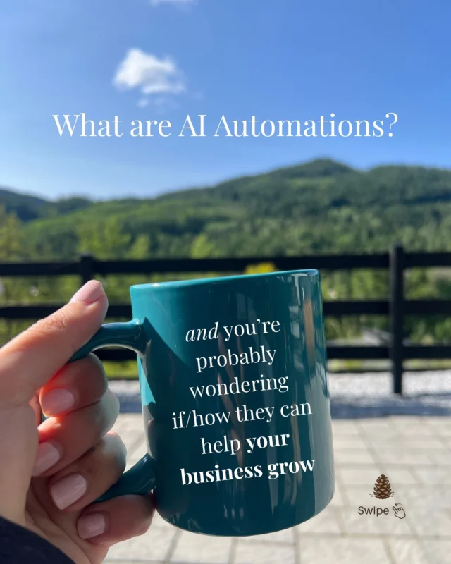 AI Automations are here to stay! 👇 
.
Automations are helping SO much with booking, scheduling, managing leads, and more. 
.
Let’s be real 👉 none of us is available 24/7. And NO one wants to miss out on important leads or customer calls. 
.
That’s where AI can help. The new custom call bots for example - can actually have a conversation. They allow you to interrupt, address you by name, and answer your specific questions and concerns. 😯
.
It’s so perfect for answering those after hours phone calls. 📞 
.
If all the tech stuff seems super confusing - don’t worry! We’re here to help when you need us. 
.
#ai #aiautomation